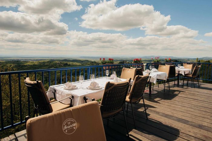 Restoran Ivancic - pogled sa terase